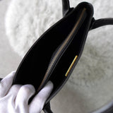 Embossing Logo Leather Hand Bag - NEWSED