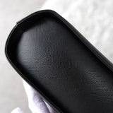 Embossing Logo Leather Hand Bag - NEWSED