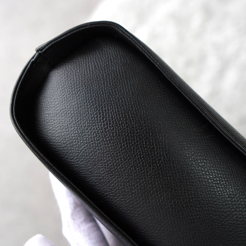 Embossing Logo Leather Hand Bag - NEWSED
