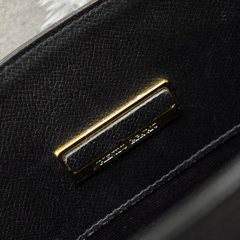 Embossing Logo Leather Hand Bag - NEWSED