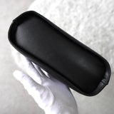 Embossing Logo Leather Hand Bag - NEWSED
