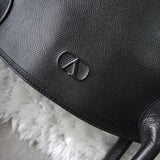 Embossing Logo Leather Hand Bag - NEWSED