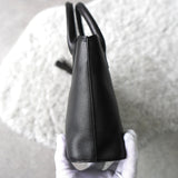 Embossing Logo Leather Hand Bag - NEWSED