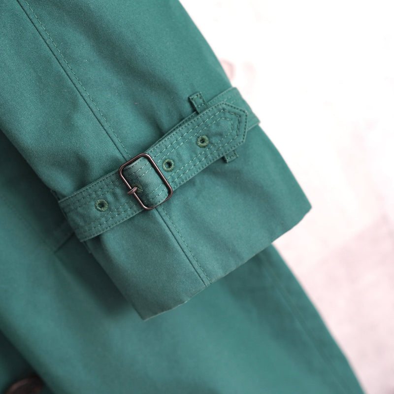 Emerald Green Color Trench Coat｜Made in Romania - NEWSED