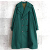 Emerald Green Color Trench Coat｜Made in Romania