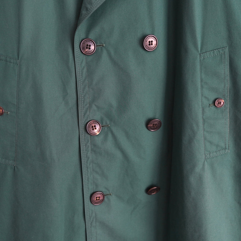 Emerald Green Color Trench Coat｜Made in Romania - NEWSED