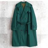 Emerald Green Color Trench Coat｜Made in Romania - NEWSED