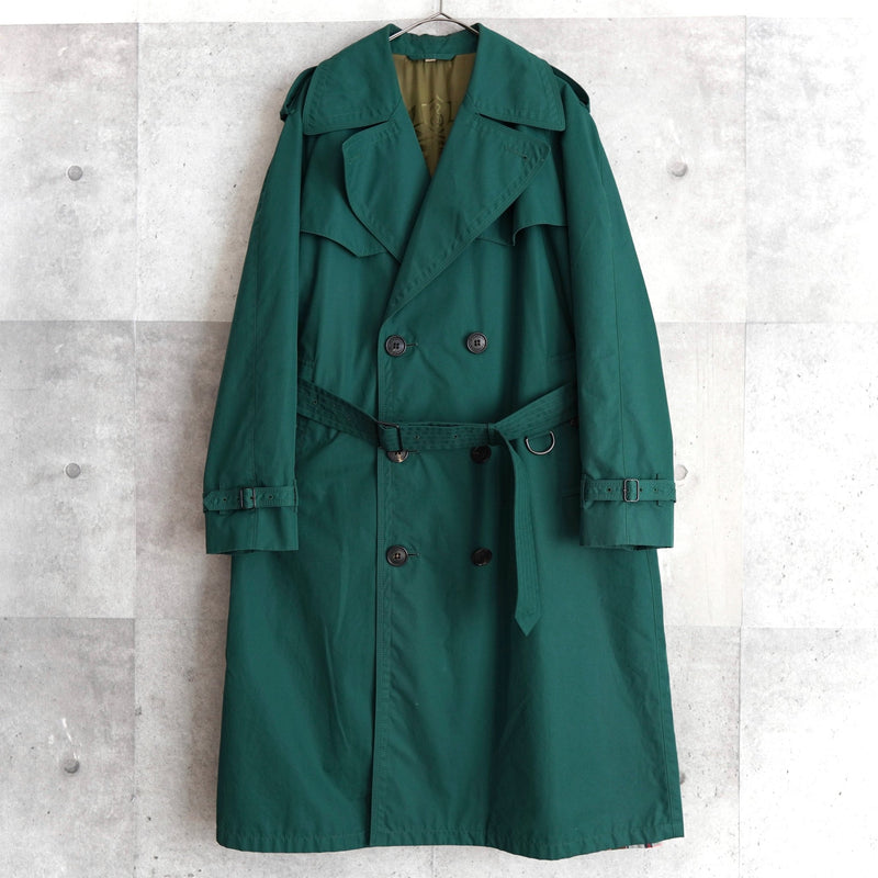 Emerald Green Color Trench Coat｜Made in Romania - NEWSED