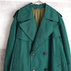 Emerald Green Color Trench Coat｜Made in Romania