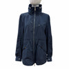 モンクレール ENET ロゴワッペン・フード付 ZIP UP ジャケット ネイビー 54847 レディース