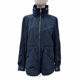 モンクレール ENET ロゴワッペン・フード付 ZIP UP ジャケット ネイビー 54847 レディース - NEWSED