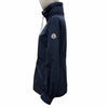モンクレール ENET ロゴワッペン・フード付 ZIP UP ジャケット ネイビー 54847 レディース