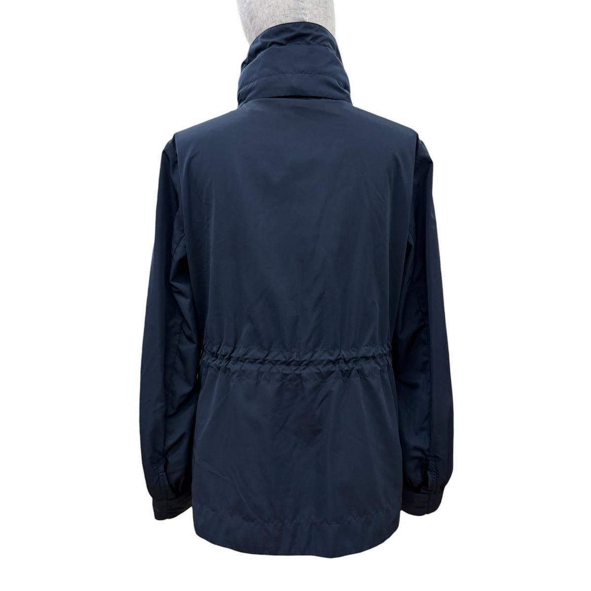 モンクレール ENET ロゴワッペン・フード付 ZIP UP ジャケット ネイビー 54847 レディース - NEWSED
