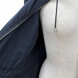 モンクレール ENET ロゴワッペン・フード付 ZIP UP ジャケット ネイビー 54847 レディース - NEWSED