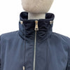 モンクレール ENET ロゴワッペン・フード付 ZIP UP ジャケット ネイビー 54847 レディース