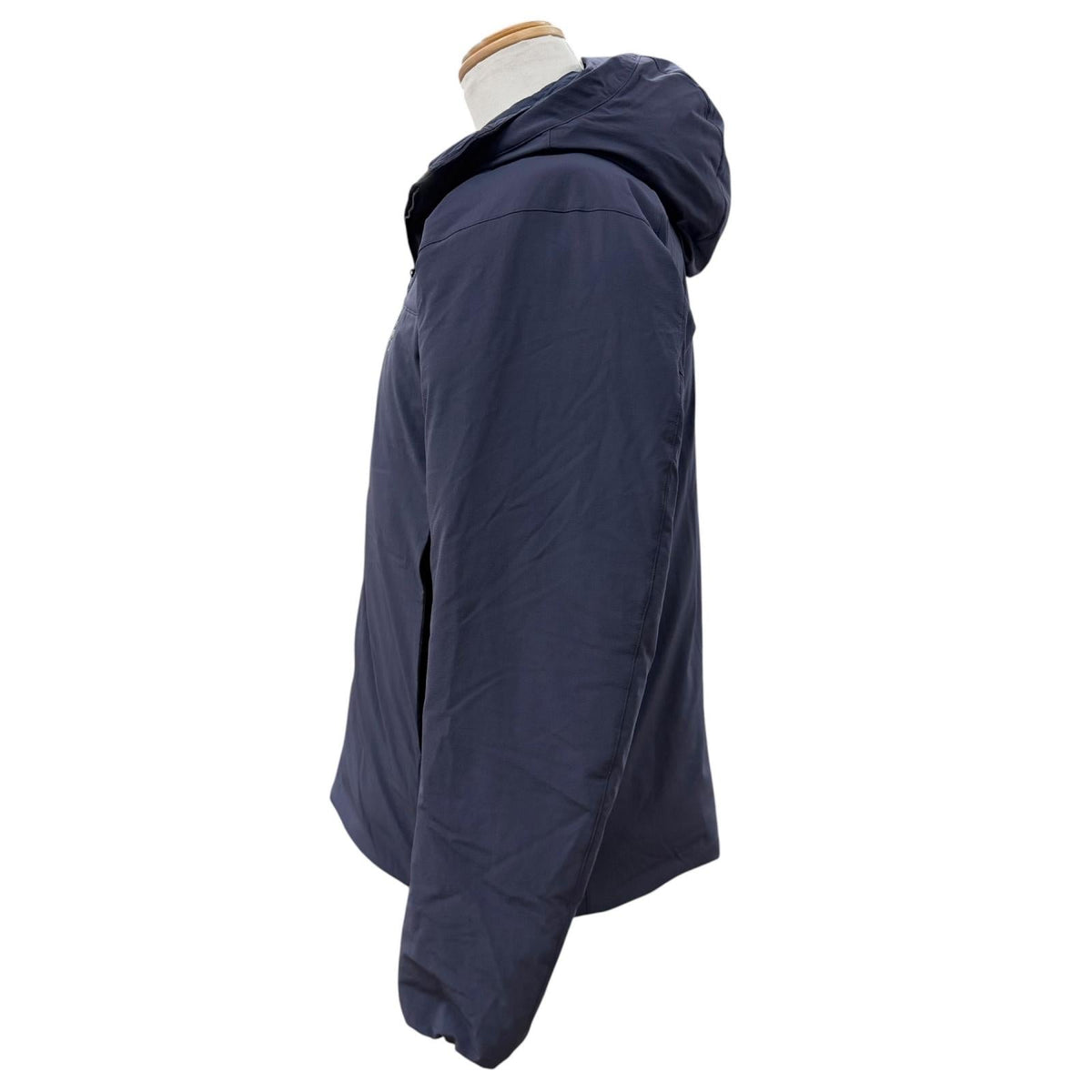 アークテリクス Epsilon Down Hoody ロゴ刺繍 フーデッド ジップアップ ダウンジャケット ネイビー M メンズ - NEWSED