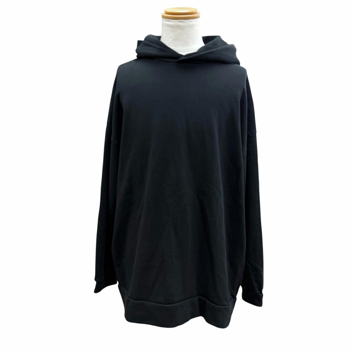 ザロウ ESSONI TOP フーデッド プルオーバー パーカー ブラック L メンズ - NEWSED