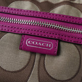 コーチ シグネチャー キャンバス ハンドバッグ ワンショルダーバッグ ベージュ / ピンク F24063 - NEWSED