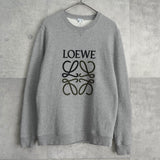 ロエベ アナグラム 刺繍 スウェット グレー