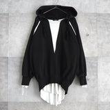 Fake Layered Hoodie - NEWSED