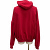 バレンシアガ Faux Logo Round Hem Hoodie ダメージ加工 プルオーバー パーカー レッド 1 メンズ 未使用品