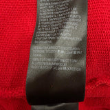 バレンシアガ Faux Logo Round Hem Hoodie Many Kisses プリント ダメージ加工 オーバーサイズ プルオーバー パーカー レッド 2 メンズ 未使用品 - NEWSED