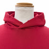 バレンシアガ Faux Logo Round Hem Hoodie Many Kisses プリント ダメージ加工 オーバーサイズ プルオーバー パーカー レッド 2 メンズ 未使用品