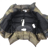 フェン チェン ワン FCW BROWN PRINTED DOWN JACKET ダブルジップアップ ダウンジャケット カーキ S メンズ - NEWSED