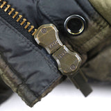フェン チェン ワン FCW BROWN PRINTED DOWN JACKET ダブルジップアップ ダウンジャケット カーキ S メンズ - NEWSED