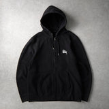 Fire Dragon Full Zip Hooded Sweat ステューシー ドラゴン フーディー パーカー ブラック - NEWSED
