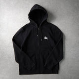 Fire Dragon Full Zip Hooded Sweat ステューシー ドラゴン フーディー パーカー ブラック - NEWSED