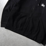 Fire Dragon Full Zip Hooded Sweat ステューシー ドラゴン フーディー パーカー ブラック - NEWSED