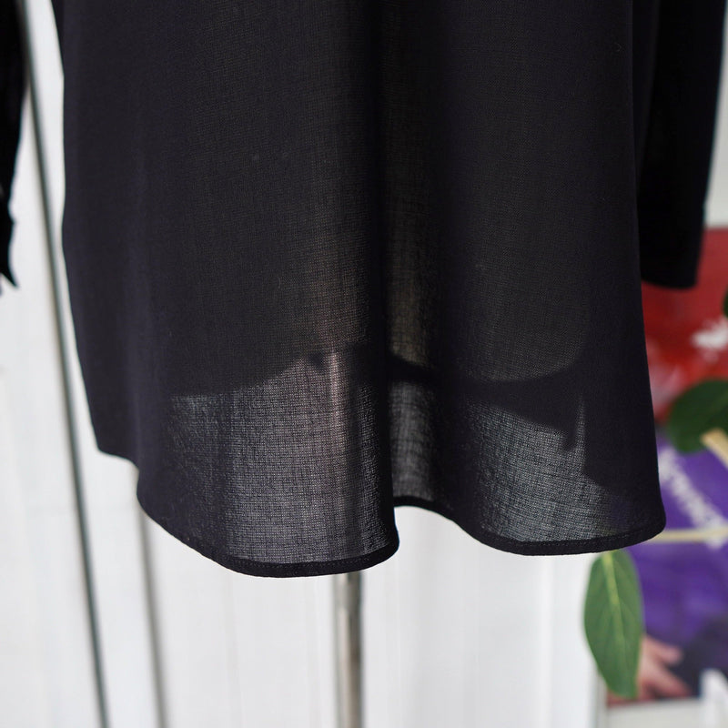 Flap Pocket Open Collar See - through Shirt - NEWSED
