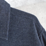 Flap Pocket Wool Zip - up Jacket - NEWSED