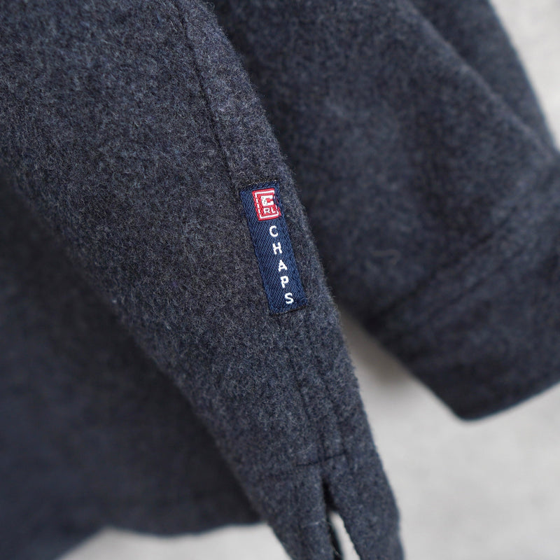 Flap Pocket Wool Zip - up Jacket - NEWSED