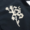 バックサイドクラブ FLEECE CARDIGAN フラワープリント スウェット カーディガン ブラック L メンズ 未使用品