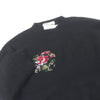 ダイリク Flower Cross Embroidery Border Knit セーター ブラック F (XL～XXLサイズ相当) メンズ