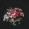 ダイリク Flower Cross Embroidery Border Knit セーター ブラック F (XL～XXLサイズ相当) メンズ