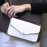 ルイ ヴィトン モノグラム アンプラント ポシェット フェリシー クリーム M82363