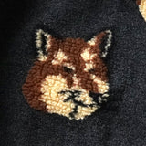 Fox Head Pattern Boa Denim Jacket｜Made in Portugal - NEWSED