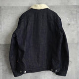 Fox Head Pattern Boa Denim Jacket｜Made in Portugal - NEWSED