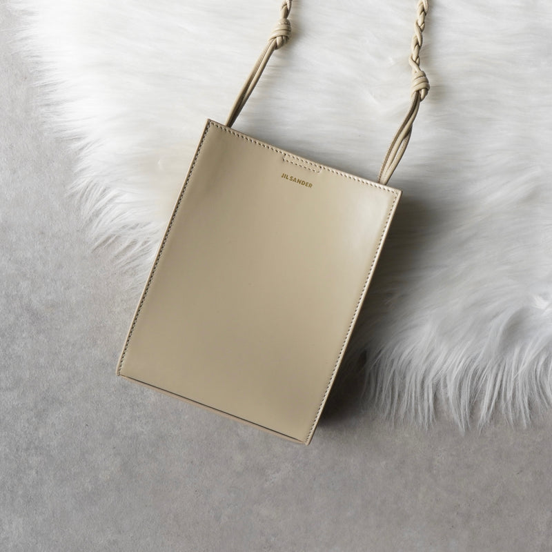 ジルサンダー タングル スモール レザー ショルダーバッグ ベージュ