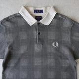 FRED PERRY × STUSSY Logo Embroidery Check Polo Shirt - NEWSED