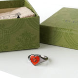 グッチ インターロッキングG ハート リング 指輪 サイズ12 / 11号 - NEWSED