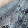 Ami Paris Ami Paris bleached and distressed large fit denim jacket G-jacket