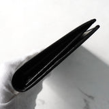 グッチ Gロゴ レザー 二つ折り長財布 ブラック - NEWSED