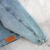 Ami Paris Ami Paris bleached and distressed large fit denim jacket G-jacket