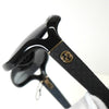 Gucci Interlocking G Tweed Sunglasses in Black