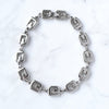 Givenchy G logo silver bracelet