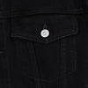 MM6 Maison Margiela mixed-material shirt sleeve black denim jacket